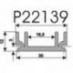 Radiator A22139 L-3cm P22139 L-3cm