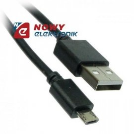 Kabel USB Wt.A-mikroUSB 1.5m do 1A Czarny      (micro)