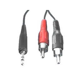 Kabel jack 3,5st-2*RCA 7.5m-Kable i Przyłącza RTV i PC