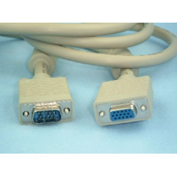 Kabel do mon. HDB15M/F 1,8m 1.5m Z filtrem SVGA-Kable i Przyłącza RTV i PC