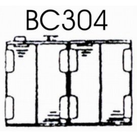 Koszyk baterii R6x4 BC304