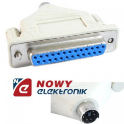 Przejście DSUB 25F/DIN mini6M-Komputery i Tablety