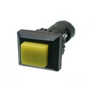 Przełącznik Push ON mini, kwadr. żółty,czerw QBB 2-0103
