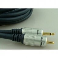 Kabel jack 3,5 mono-wt.RCA 10m digital blister