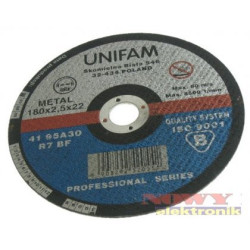 Tarcza do cięcia met.180x2,5x22-Narzędzia Warsztatowe i Wyposażenie