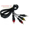 Kabel jack 2,5(4-pol)-3*RCA 1,5m-Kable i Przyłącza RTV i PC