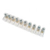 Listwa zacisk. TLB01-10P 24A,450V,2.5mm-Elektryka