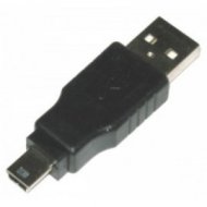 Przejście USB wt.A/wt.miniUSB 5p