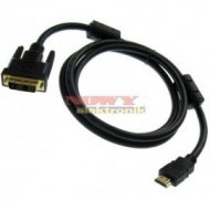 Kabel HDMI - DVI 1.5m 19pin+filt