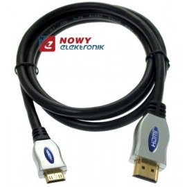 Kabel HDMI - miniHDMI 10m chrom
