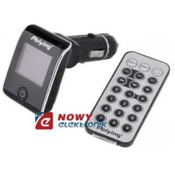 Transmiter FM z wyśw.1,4" RDS ładowarka-CAR AUDIO-VIDEO