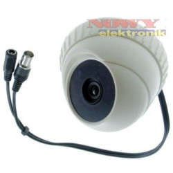 Kamera kolor KPC133ZEWP/F36 DOME kopułka biała 520lini,IR-Monitoring CCTV