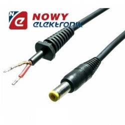 Wtyk DC 1,7/4,8 z przew.1,5m PRO Kabel 1m z wt. pros.-Podzespoły Elektroniczne