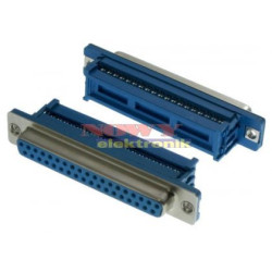 Gniazdo D-SUB 37P na taśmę zaciskane DFF37LC UNC4-40  DIDC-Podzespoły Elektroniczne