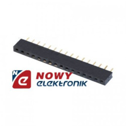 Gniazdo PBM-16S proste druk r-2,00 jednorzędowe-Podzespoły Elektroniczne