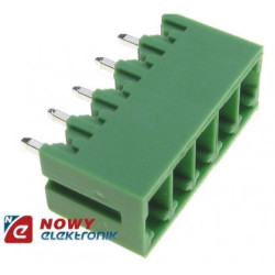 Listwa montażowa TBMP3805SC pionowa 5-stykowa męska raster 3,81mm-Podzespoły Elektroniczne