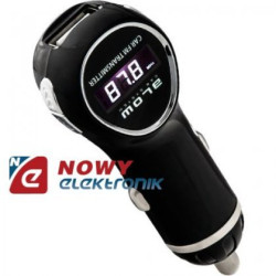Transmiter FM BLOW + Ładow. 1A USB/  miniaturowy-CAR AUDIO-VIDEO