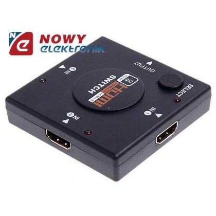 Przełącznik HDMI 1x3 FULL HD 3w1 Switch