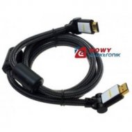 Kabel HDMI 1m kątowy regul.Vitalco