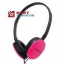 Słuchawki nauszne AZUSA SN-160 R różowe    Jack 3,5