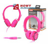 Słuchawki LTC65 nauszne czerwone lub różowe jack 3,5mm-Naglosnienie i Estrada