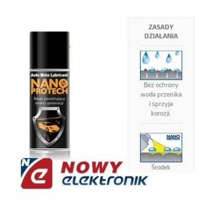 Spray Auto&Moto Smar NANOPROTECH penetrujący