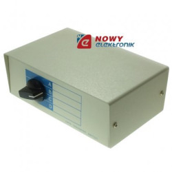 Przełącznik USB 2.0 4/1 ręczny (4 komputery - 1 drukarka)-Komputery i Tablety