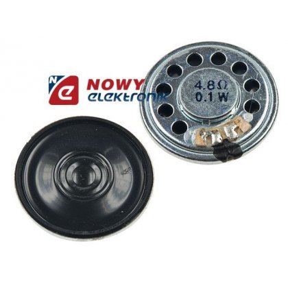 Głośnik miniaturowy 3cm 0,1W 4,8 Ω
