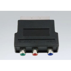 Przejście wt.SCART-3*gn.RCA RGB-RTV, SAT, DVB-T