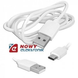 Kabel USB Wt.A-USB-C biały premium USBC wtyk-wtyk