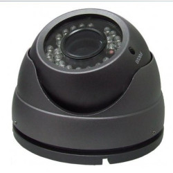 Kamera kolor CDL-515S DOME IR CCD1/4", 420linii, 3.5-8mm, 0lux METAL-Monitoring CCTV