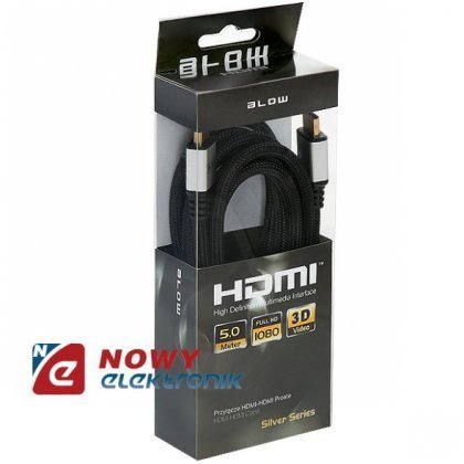 Kabel HDMI 3m silver pr. +filtry
