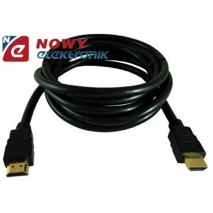 Kabel HDMI 3m ver.1.4 ethernet 28AWG Cu
