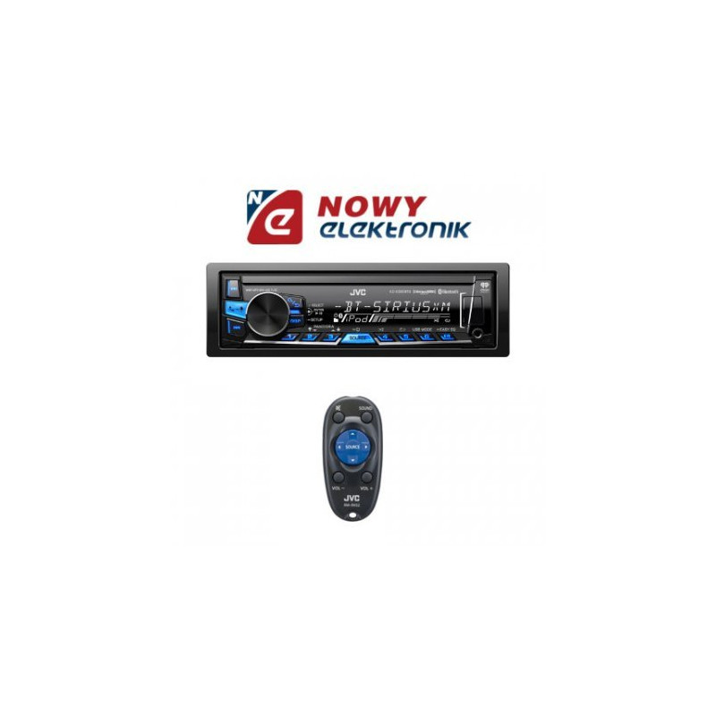 Radio samoch.JVC KD-X320BT | USB RED, Bluetooth (zest. głośnomówiący)-CAR AUDIO-VIDEO