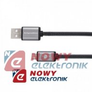 Kabel USB Wt.A-mikroUSB 1m K&M wtyk-wtyk Kruger&Matz