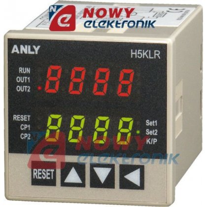 Licznik impulsów AH5KLR-1124V   LED 12-48V AC/DC