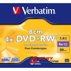 Płyta DVD+RW mini Verbatim 8cm-Komputery i Tablety