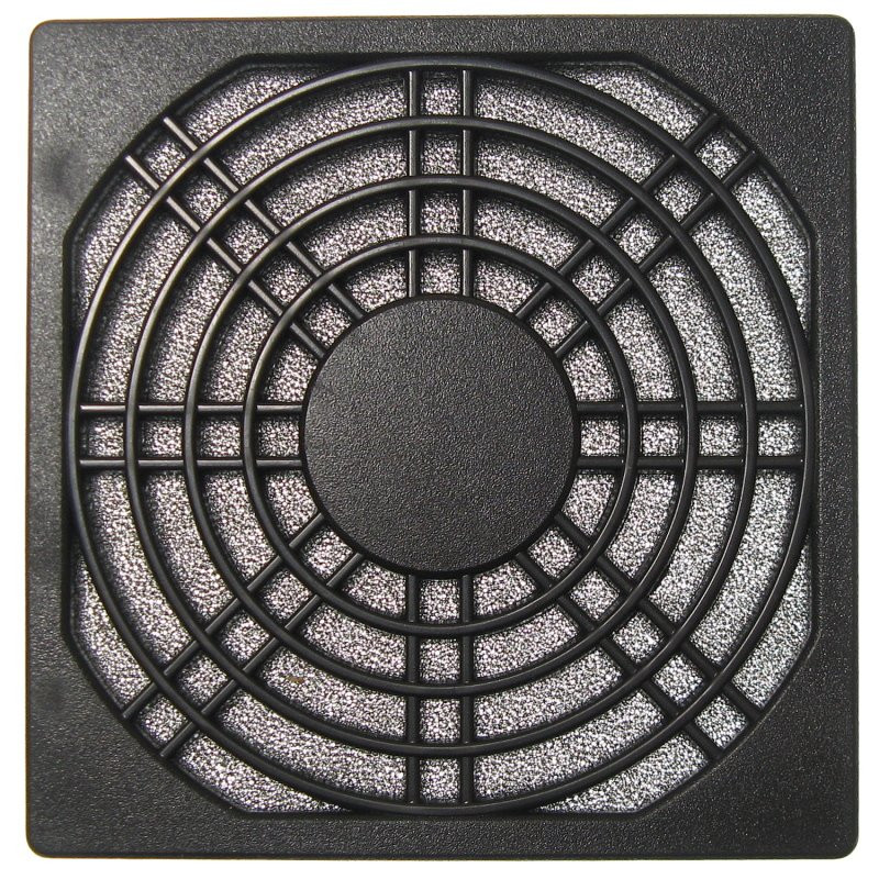 Osłona wentylatora 80x80mm plast z filterm NEPOWER-Wentylacja i Chłodzenia