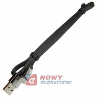 Kabel USB-Micro 1m WESDAR T15 Płaski microUSB High Quality
