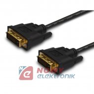 Kabel DVI-DVI 1.8m (24+1) GOLD Talvico DSKDV03G