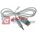 Kabel gn.USB/wtyk 3,5 4-pol.1,5m Jack 3.5mm adapter