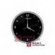 Zegar ścienny ESPERANZA EHC009K czarny 30cm alum.