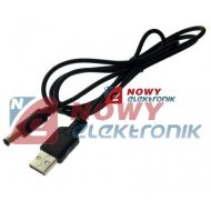 Kabel USB 2.0 Wt.A/wt.DC 2.1/5.5 1.0mprzewód zasilający z wtykiem