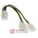 Kabel PCI Adapter 6pin 0,2m MOLEX ICIDU