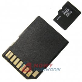 Karta pamięci micro SDHC 16GB Class 10/ z adapt. SD