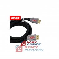 Kabel HDMI 2.5m v2.0 Ultra 28awg HDK60 Vitalco