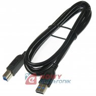 Kabel USB 3.0 Wt.A/wt.B 1,8m ICIDU