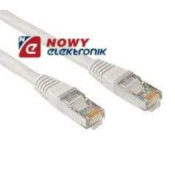 Kabel LAN kat.6 UTP 0,5m szary czarny-Kable i Przyłącza RTV i PC