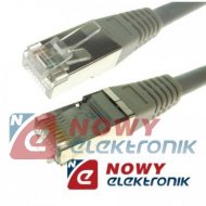 Kabel LAN kat.6 FTP 2m szary / czarny