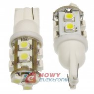 Dioda LED T10 11SMD WHITE W 12V